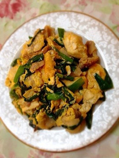 豚肉と豆腐のにら炒め-レシピのメイン写真