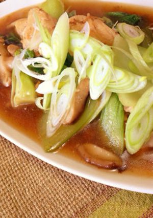 鳥肉と青梗菜の中華煮-レシピのメイン写真
