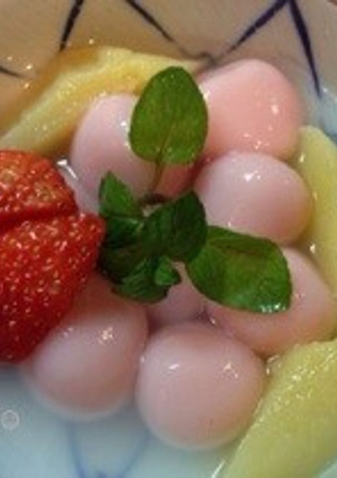 さくら白玉**-レシピのメイン写真