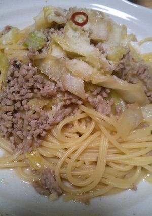 春キャベツとひき肉バター醤油～-レシピのメイン写真