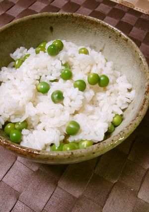 しわなし、色鮮やかな豆ご飯-レシピのメイン写真