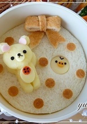 ♡キャラ弁＊パン耳de可愛くデコ♡-レシピのメイン写真