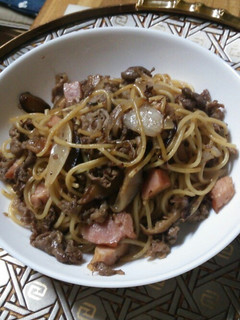 ☆万能焼き肉のタレで焼肉パスタ☆-レシピのメイン写真