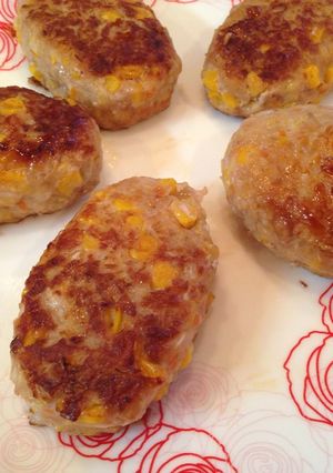白菜たっぷり中華風ハンバーグ-レシピのメイン写真