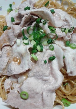 大満足♪豚肉の和風おろしパスタ-レシピのメイン写真