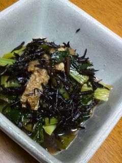 ひじきと小松菜の炒め煮-レシピのメイン写真