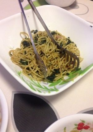 ほうれん草とベーコンのバター醤油パスタ-レシピのメイン写真