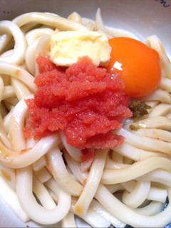 バター明太釜玉うどん的な。-レシピのメイン写真