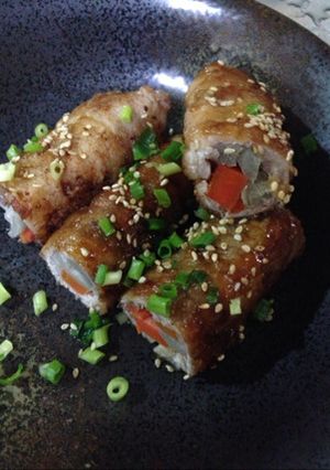 節約☆切り落とし豚肉で野菜の肉巻き-レシピのメイン写真
