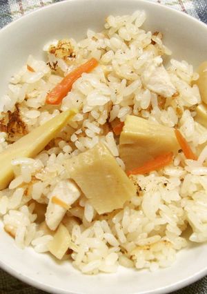 筍炊いたの活用　筍ご飯♪-レシピのメイン写真