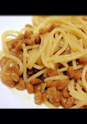 簡単!納豆パスタ-レシピのメイン写真