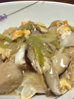 ヘルシー&早い!鶏団子の中華風あんかけ-レシピのメイン写真