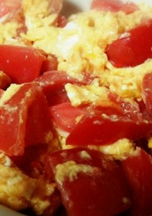 トマトたまご-レシピのメイン写真