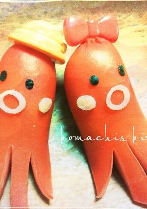 たこさんウインナー（キャラ弁）-レシピのメイン写真