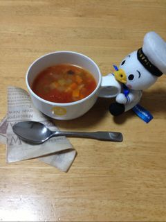 野菜たっぷりトマトスープ-レシピのメイン写真