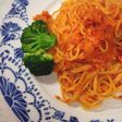 えびのトマトクリームソース パスタ