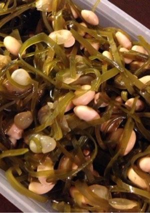 簡単！大豆と昆布の煮物-レシピのメイン写真