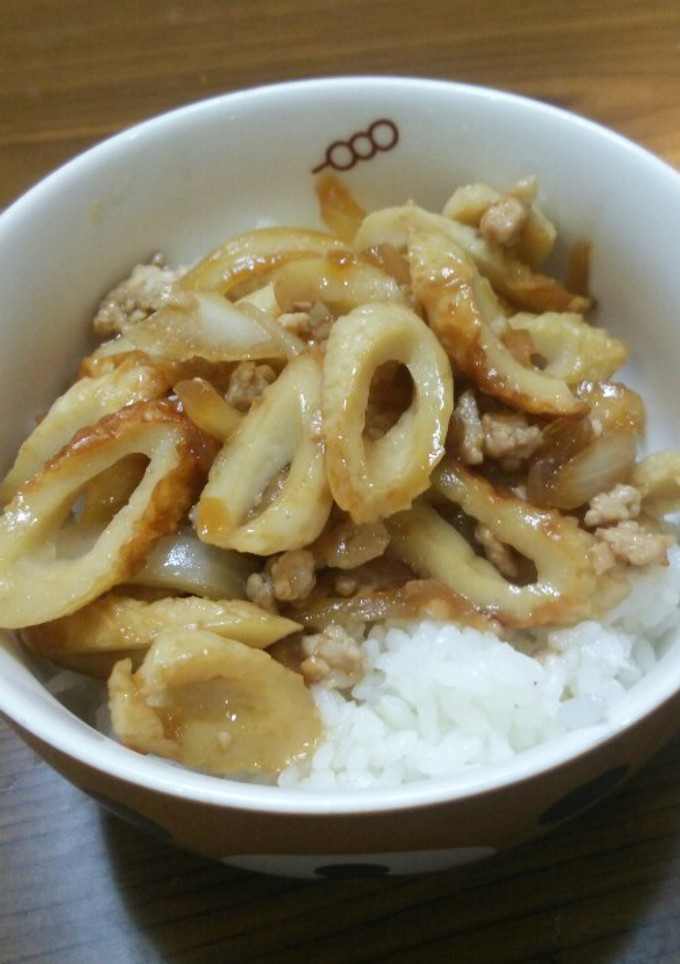 節約!!てりやきちくわ丼-レシピのメイン写真