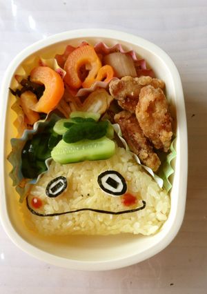 妖怪ウォッチでツチノコ♪キャラ弁-レシピのメイン写真