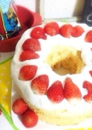 しゅわしゅわ簡単♡レモンシフォンケーキ-レシピのメイン写真