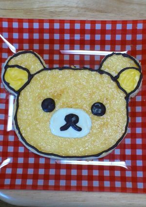 チーズケーキでリラックマ♡-レシピのメイン写真