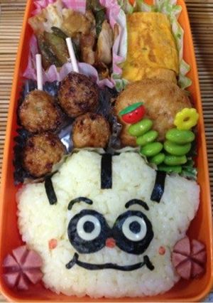 アンパンマンキャラ弁*クリームパンダ*-レシピのメイン写真