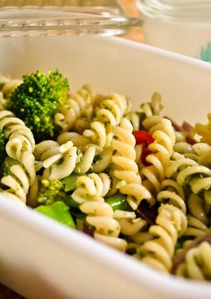 ルッコラペストで作るパスタサラダ-レシピのメイン写真