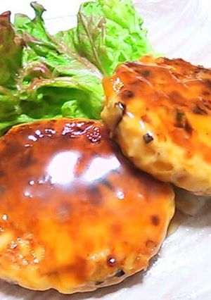 プリッとやわらか具だくさん鶏つくねバーグ-レシピのメイン写真