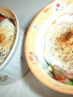 卵とアスパラのココット-レシピのメイン写真