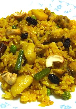 鶏肉のインド風カレーピラフ-レシピのメイン写真