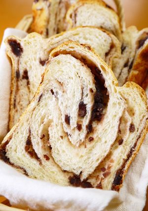あん食パン（HB付属スチームケース使用）-レシピのメイン写真