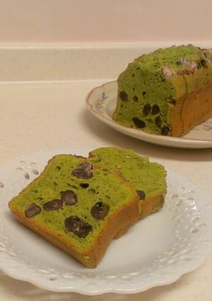 抹茶と小豆のヘルシーケーキ-レシピのメイン写真