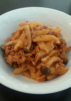 お鍋ひとつでミート･トマトソースパスタ-レシピのメイン写真