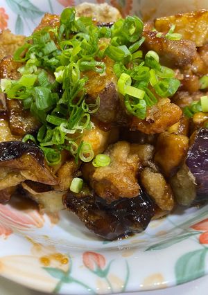 鶏肉と茄子の南蛮和え(お弁当)-レシピのメイン写真