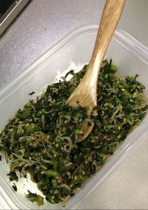 鉄分たっぷり小松菜ソフトふりかけ-レシピのメイン写真