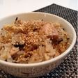 黄金のたれで鶏の炊き込みご飯
