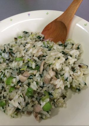 鉄分たっぷり豚バラ小松菜チャーハン-レシピのメイン写真