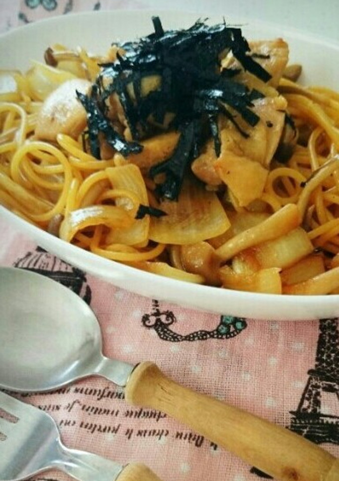 激ウマ☆チキンときのこの和風パスタ-レシピのメイン写真
