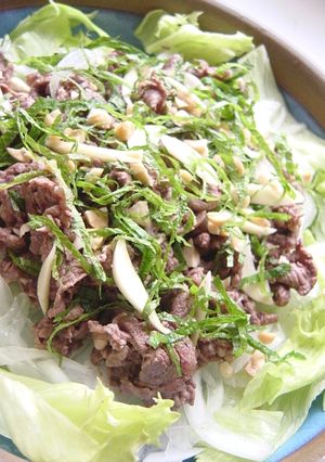 牛肉と春雨のご馳走サラダ♪-レシピのメイン写真