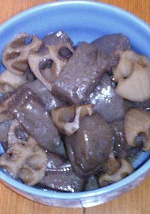 こんにゃくとレンコンの炒め煮-レシピのメイン写真