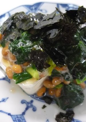 納豆・ほうれん草の簡単和え奴-レシピのメイン写真