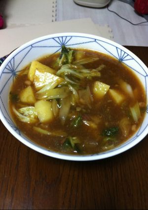 豚の角煮汁で野菜あんかけ-レシピのメイン写真