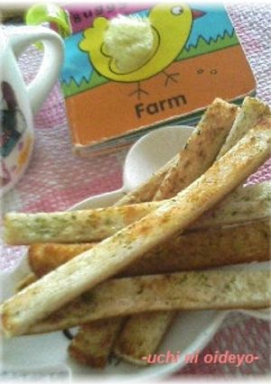おやつに♪のり塩味のパンのみみ-レシピのメイン写真
