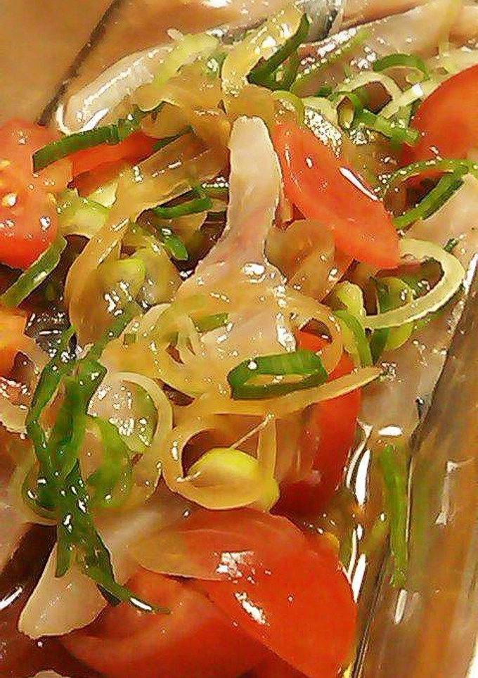鯵の刺身で南蛮和え-レシピのメイン写真