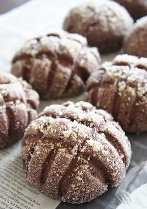 チョコメロンパン-レシピのメイン写真