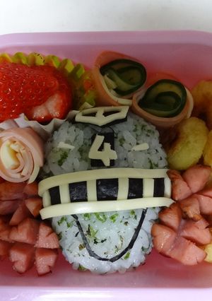 トッキュージャーキャラ弁-レシピのメイン写真
