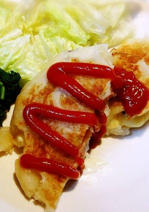 コストコ冷凍パテのポテト包み焼き-レシピのメイン写真