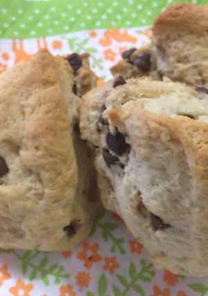 ホットケーキミックスで簡単チョコスコーン-レシピのメイン写真
