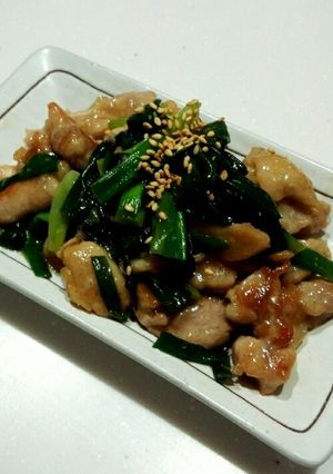 簡単とろり♡鶏肉と分葱の生姜醤油炒め☆-レシピのメイン写真
