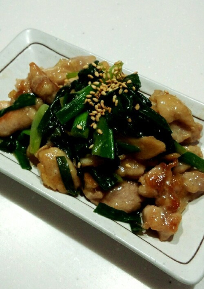 簡単とろり♡鶏肉と分葱の生姜醤油炒め☆-レシピのメイン写真